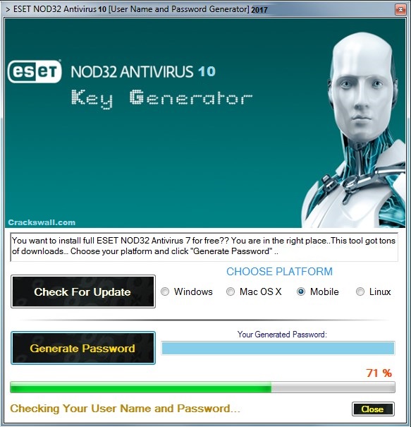 nod32 key generator online